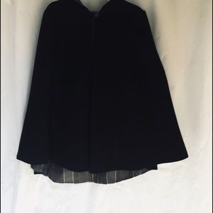 Outlander Cape/Torrid black wool and plaid sz 0/1